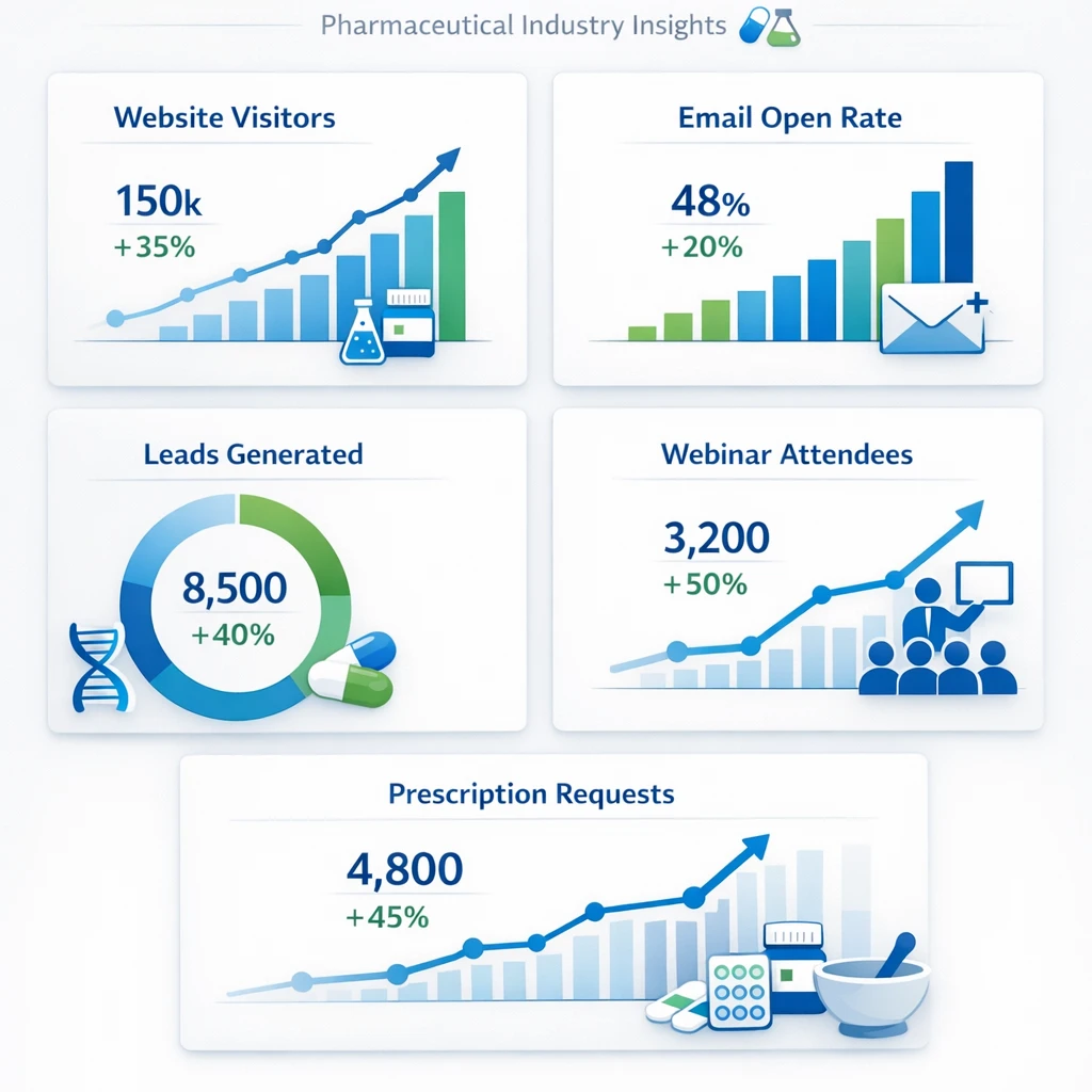 Data visualization showing engagement metrics and adoption statistics